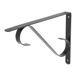 [47705] Mensula reforzada negra diseño colonial 11 x 8', Fiero