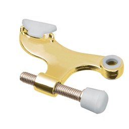 [49613] Tope de puerta para bisagra, acabado laton brillante, Hermex