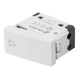 [48323] Interruptor para timbre, linea Oslo, color blanco, Volteck