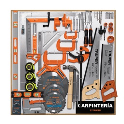 [55907] Exhibidor de Carpinteria, 80x80 cm, 1 tablero