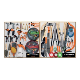 [55912] Exhibidor de Jardineria, 80x80 cm, 2 tableros