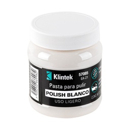 [57085] Polish en pasta blanca para auto, 250 g, uso ligero, Klintek
