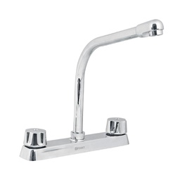 [45614] Mezcladora cobra 8' p/fregadero manerales hex car compresion