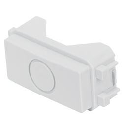 [46140] Modulo (tapon) ciego, linea Italiana, color blanco, Volteck