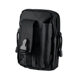 [67021] Bolso tactico negro para cinturon, Truper
