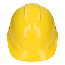 [101257] Casco de seguridad ventilado, ajuste de matraca, amarillo