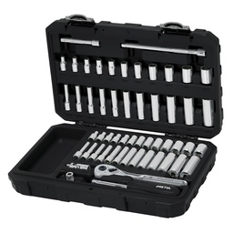 [102388] Juego de 54 herramientas cuadro 1/4' std y mm para mecanico