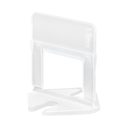 [102876] Bolsa con 100 anclas de 1.5 mm, para nivelacion de azulejos