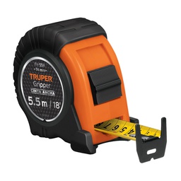 [14613] Flexometro Gripper contra impactos 5.5 m cinta 25 mm, Truper