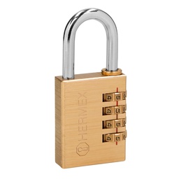 [43348] Candado de combinacion 40 mm cuerpo de laton en blister