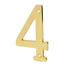 [43682] Numero 4 de laton solido 4', Hermex