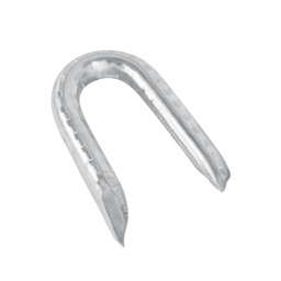 [44513] Caja con 10 kg de grapas 1' galvanizadas p/alambre de puas