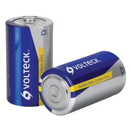 [46311] Blister con 2 pilas zinc-carbon tamaño D, volteck