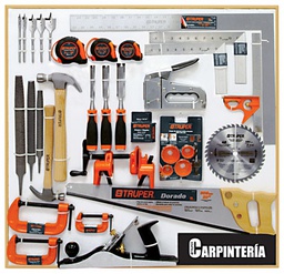 [55360] Exhibidor de carpinteria, 82 x 82 cm, 1 seccion