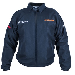 [60025] Chamarra con logo bordado, azul, 46, Truper