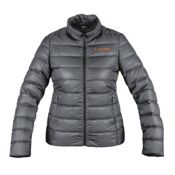 [66006] Chamarra de plumas para mujer, gris, G, Truper