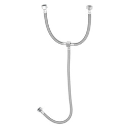 [48224] Manguera 'T' lavabo/fregadero, vinilo, 1/2'x1/2'x1/2', 55cm