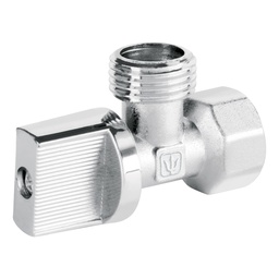 [48286] Llave angular 1/2' x 1/2', 1/4 de vuelta, blister, Foset