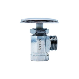 [VCA13] Valvula de Control Angular 1/2" X 1/2" 100% Laton Plomacy (En Cajita) (VCA13)