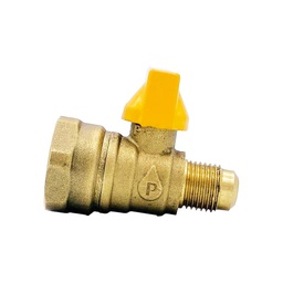 [VCG8] Valvula Para Gas MARIPOSA 5/16" x 1/2" PLomacy (VCG8)