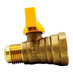 [VCG10] Valvula Para Gas MARIPOSA 3/8" x 1/2" Plomacy (VCG10)