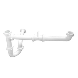 [2234] Salida Doble Tarja Lateral Con Descarga Para Lava Vajillas   (2234)