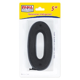 [2210] Numero Para Exterior  "0"  en Blister  (2210)