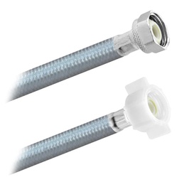 [3913] FamaFlex Poliacero Para Agua Potable 1/2" FIP x 1/2" AM x 70cm.-28"  (3913)