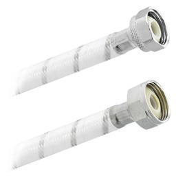 [3834] FamaFlex Poli-Acetal Para Sanitario 1/2" FIP x 7/8" FIP x 22cm.- 9"  (3834)