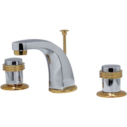 [19H] MEZCLADORA 8" A 12" LATON-CROMO M/HEXAGONAL