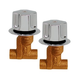 [35I] JUEGO LLAVE EMPOTRAR COMPACTA SOLDABLE CARTUCHO CERAMICO