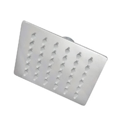 [44DCP] REGADERA DELGADA CUADRADA 4X4 AC.INOX.201 ACAB.ESPEJO