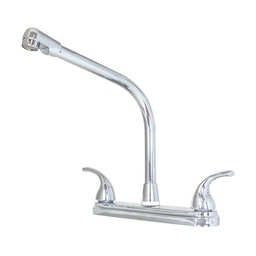 [8G] MEZCLADORA FREG.CROMO CUERPO BCE,CUB Y PICO AC.INOX.MAN.GEMINIS