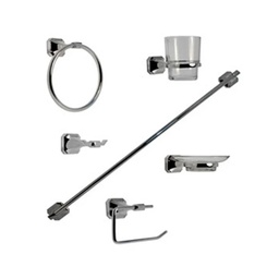 [JE03C] JUEGO DE ACCESORIOS P/BA�O ACA/CROMO