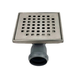 [530] RESUMIDERO Y REJILLA 150MM AC. INOX 304 CUADRADO