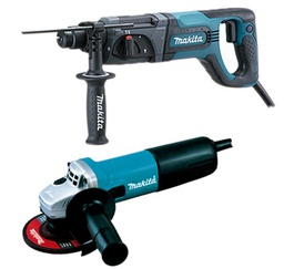[HR2475X4] COMBO MAKITA HR2475 + 9557NB