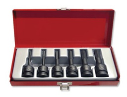 [74150] JUEGO 6 DADOS DE IMPACTO PTA HEX PULG 1/2" 74150 U