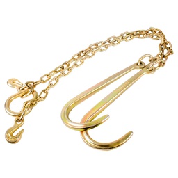 [C-02080] Cadena V para grua  5/16" x 8' grado 70 con gancho J 15"