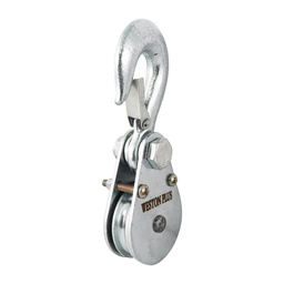 [C-02955] POLEA GARRUCHA MINI 2" CON GANCHO CAP. 400 KG WESTON PLUS