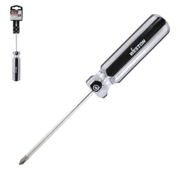 [DS-0225] DESARMADOR PHILLIPS 3/16 X 4&quot; MANGO PVC ASME-B107.600 (CAJA C/6 PZAS - PRECIO X PIEZA)