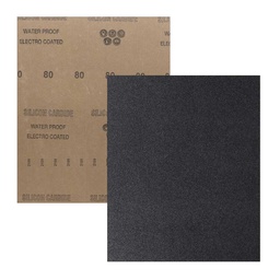 [LW-1055] HOJA DE LIJA DE AGUA CARBURO SILICIO 9" x 11" G360 (Precio x pieza - Empaque c/100 pzas)