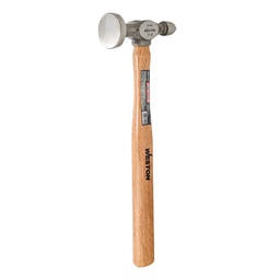 [PN-0485] MARTILLO PULIDO HOJALATERO PUNTA FINA MANGO 13&quot; DE MADERA DURA 11 OZ