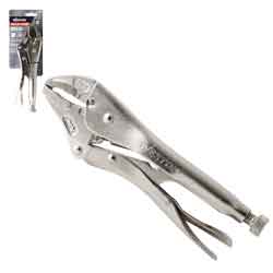 [PP-0035] PINZA DE PRESION C/MORDAZA CURVA CRV C/CORTA CABLE 10'' (10WR) (CAJA C/6 PZAS - PRECIO X PIEZA)