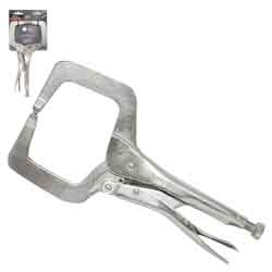 [PP-0085] PINZA DE PRESION TIPO C C/MORDAZA FIJA 11'' (11R) (CAJA C/6 PZAS - PRECIO X PIEZA)