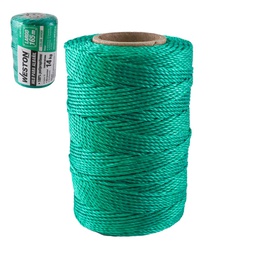 [SA-305-6170] HILO PARA ALBAÑIL DE POLIPROPILENO CAL. 18 VERDE GDE 165M