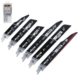 [SG-1065] SEGUETA SABLE BIMETALICA 6"&amp;9" 5DPP, 6"&amp;9" 14DPP, 6" 18DPP &amp; 24DPP Y CARBURO 9" 6DPP (JGO C/14 PZS)