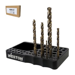 [ST-5-159-035] ORGANIZADOR BROCAS MAGNETICO 1/16"-1/2" (190x110x25mm) AGJ. EX. (12 DE 1/4" &amp; 10 DE 3/8")