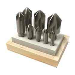 [ST-5-660-6088] JUEGO DE AVELLANADORES 60° 6 FILOS 8 PZAS (1/4",5/16",3/8",1/2",5/8",3/4",7/8",1") AAV