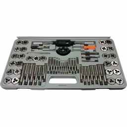 [ST-5-744-020] JUEGO MACHUELOS Y DADOS 60 PCS. METRICA, FRACCIONAL Y NUMERICO AVV