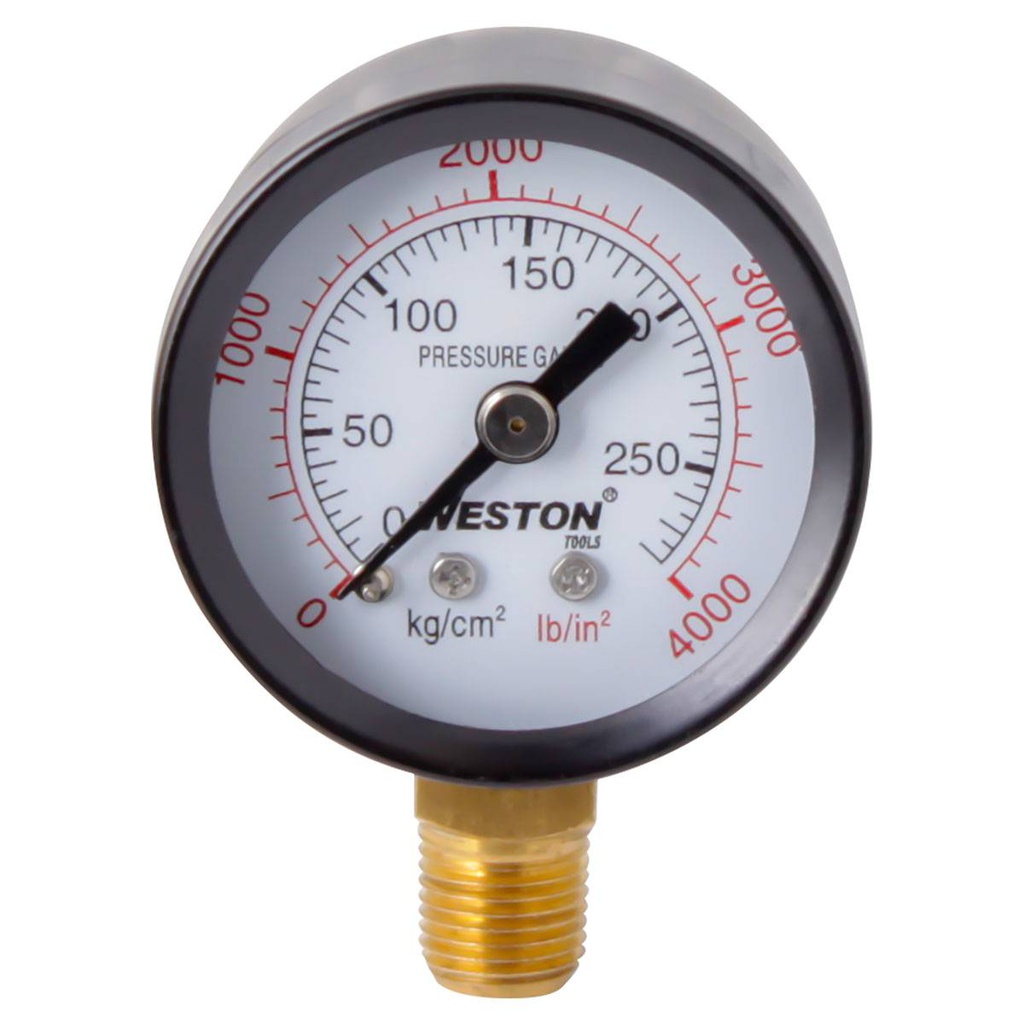 MANOMETRO 2" 1/4" NPT 60 LBS/4KG